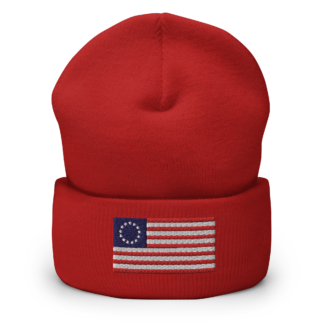 Betsy Ross Flag Cuffed Beanie