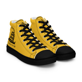 DON'T TREAD ON ME Men’s high top canvas shoes