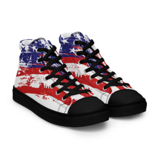 Men’s high top canvas shoes